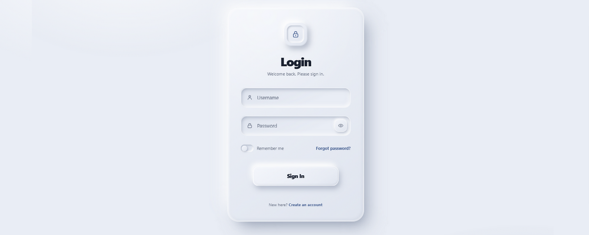 Aperçu de Login 3D Light